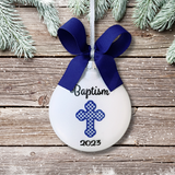 Baptism Ornament, Baptism Gifts For Boys