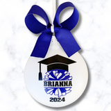 Cheerleader Ornament, Senior Cheer Gifts Personalized