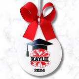 Cheerleader Ornament, Senior Cheer Gifts Personalized