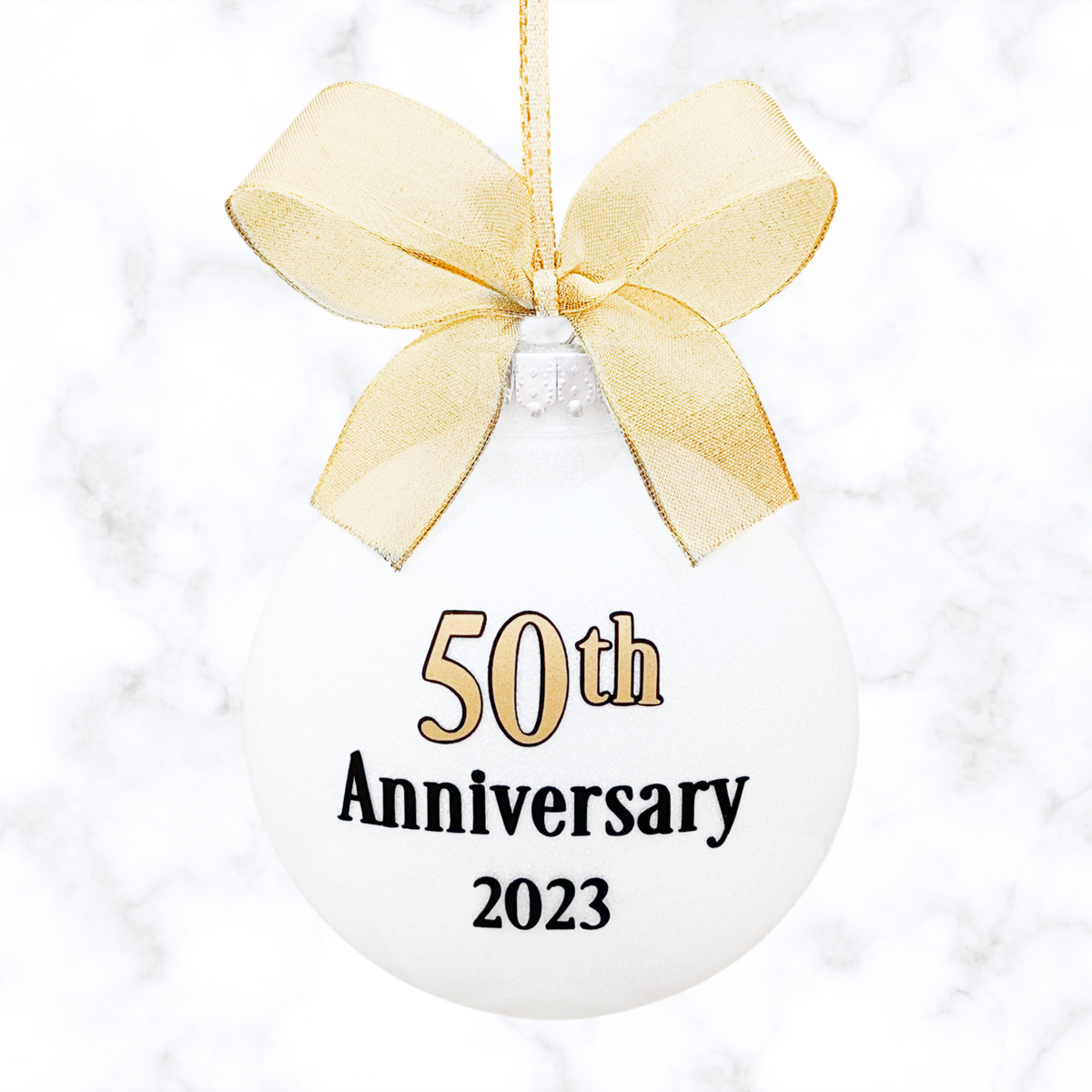 50th Wedding Anniversary Ornament Gold 50th Anniversary Gifts