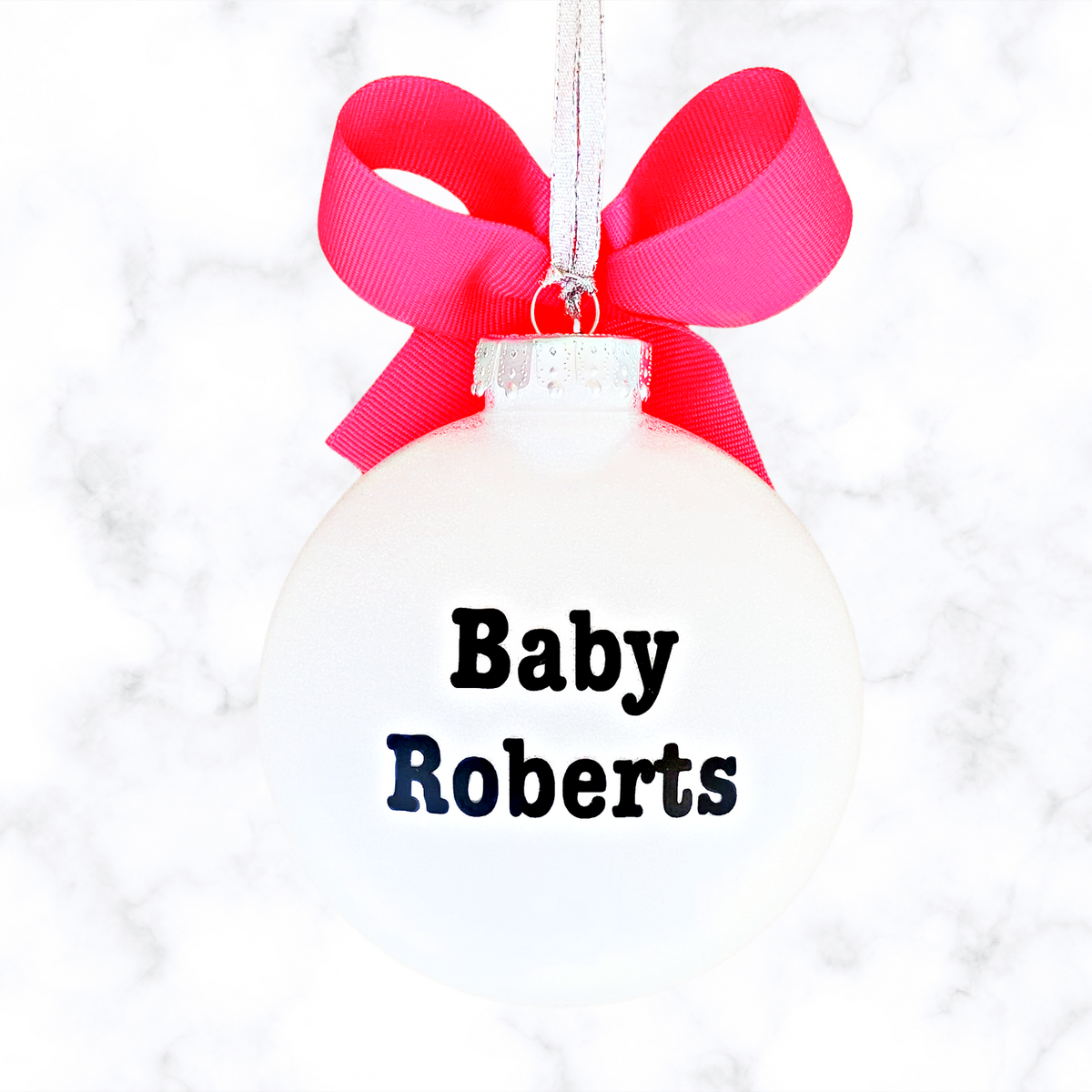 Expecting baby hot sale ornaments