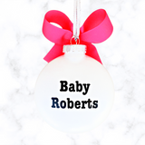 Expecting Baby Ornament, Pregnant Ornament Girl