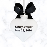 Personalized Engagement Ornament, Engaged Gifts