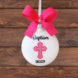 Baptism Ornament, Baptism Gifts For Girls