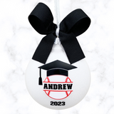 Baseball Graduation Ornament, Graduation Gift