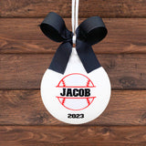 Baseball Ornament, Personalized Baseball Gifts For Boys