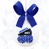 Cheerleading Ornament, Cheerleader Christmas Ornament