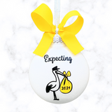 Expecting Christmas Ornaments, Stork Ornament