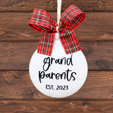 New Grandparents Ornament, Pregnancy Announcement