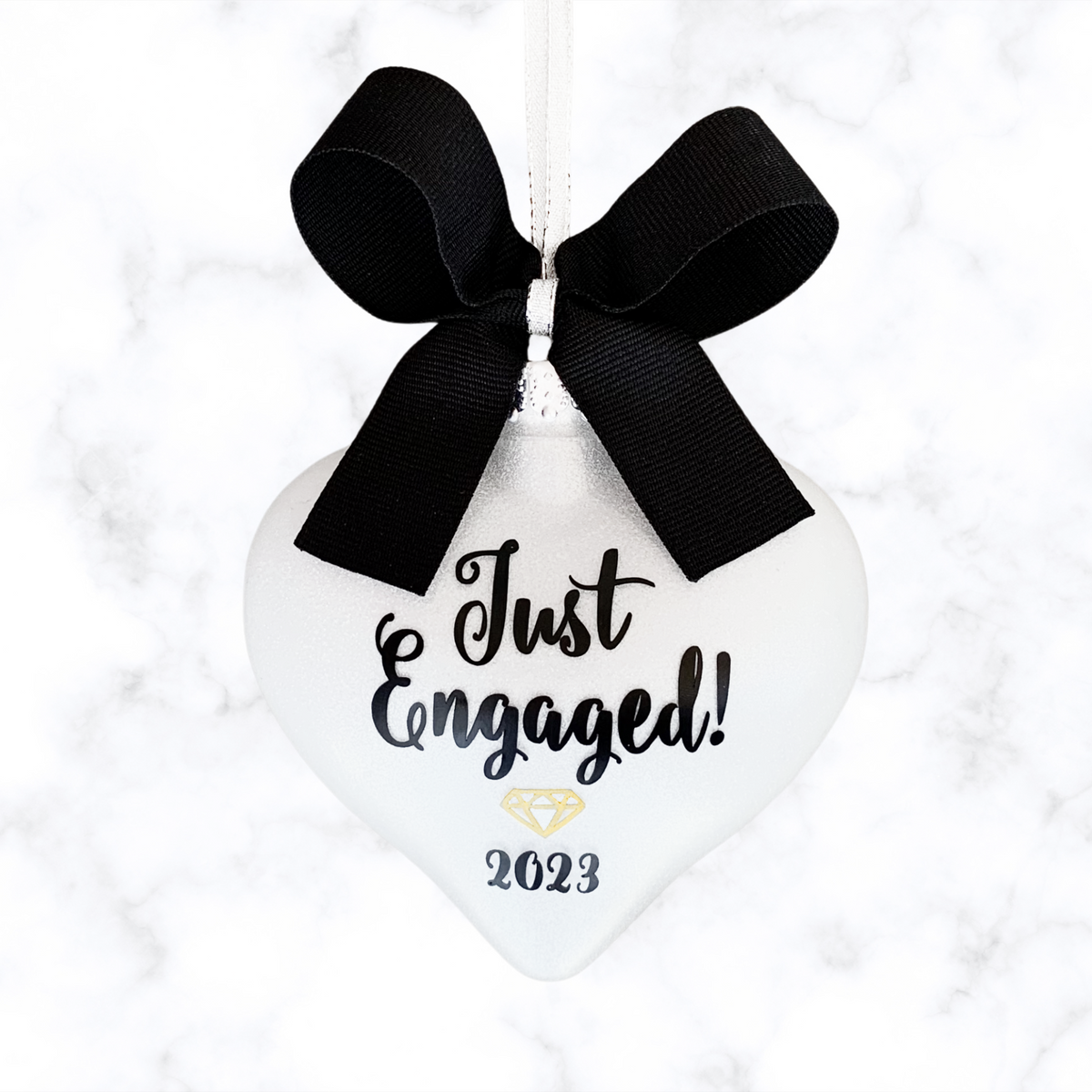 Engagement on sale gift ornament