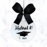 Graduation Ornament, Masters Degree Gifts