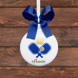 Pickleball Ornament, Personalized Pickleball Gifts