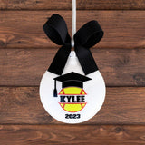 Softball Graduate Ornament, Graduation Gifts For Her