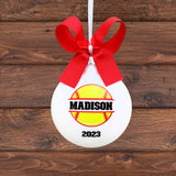 Softball Ornament, Softball Gifts For Players