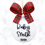 Personalized Pregnancy Ornament, Pregnancy Announcement Gifts