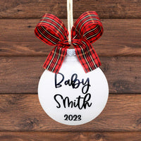 Personalized Pregnancy Ornament, Pregnancy Announcement Gifts