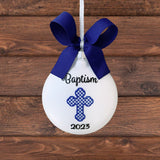 Baptism Christmas Ornament, Baptism Gifts For Boys