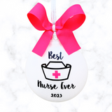 Nurse Ornament, Nursing Gifts Personalized