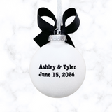 Engagement Ornaments, Personalized Engagement Gifts
