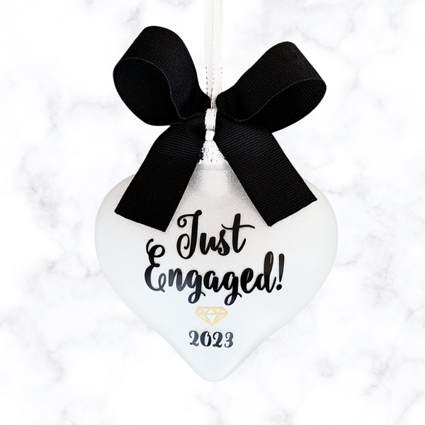 Just engaged christmas outlet ornaments