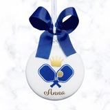 Pickleball Ornament, Personalized Pickleball Gifts
