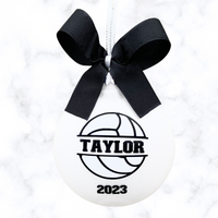 Volleyball Ornament, Volleyball Gift, Volleyball Team Gifts