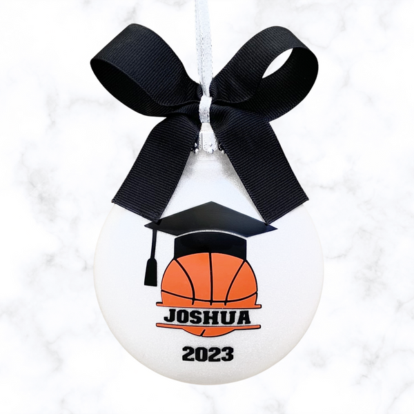 Basketball Ornament, Senior Night Basketball Gifts
