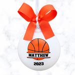 Basketball Ornament Personalized, Basketball Gifts For Boys And Girls