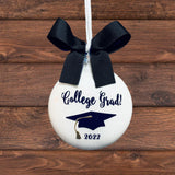 College Graduation Ornament, Gift For Grad